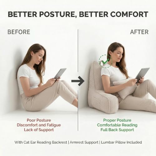 Patented Design Reading Pillow - Image 3