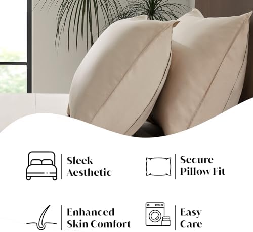 Luxury Bamboo Market | Queen Envelope Pillowcase Set | 100% Viscose Made from - Image 5