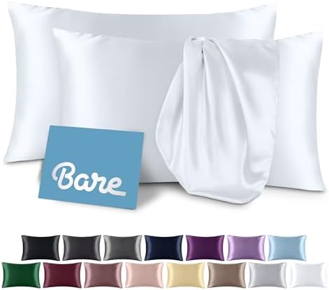 Bare Home Satin Pillowcases for Hair and Skin by BareHome
