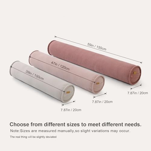 Bolster Pillow for Bed, Small Body Pillow - Image 2