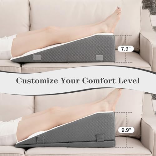 Hapiclody Leg Elevation Pillow for After Surgery – Adjustable Height Knee - Image 3
