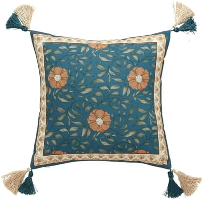 patdrea Designer Vintage Linen Throw Pillow Cover by patdrea