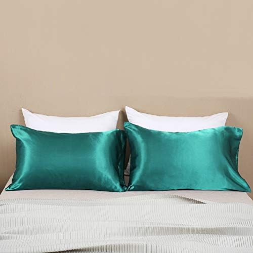 Satin Pillowcases Set of 2, Standard Size Cooling Pillow Cases - Image 7