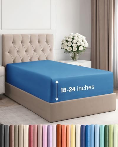 CGK Linens Extra Deep Twin Fitted Sheet by CGKUnlimited