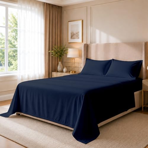 4 Piece Full XL Dorm Bedding Set by COTTINGON