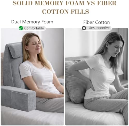 Reading Pillow for Sitting Up in Bed Backrest Pillow - Image 3