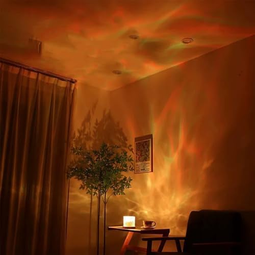 Ocean Wave Projector Light with Remote, 16 Color Ambient Lighting for Room - Image 6