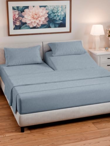 Flex Top Split Head King 4 Piece Sheet Set - Image 2