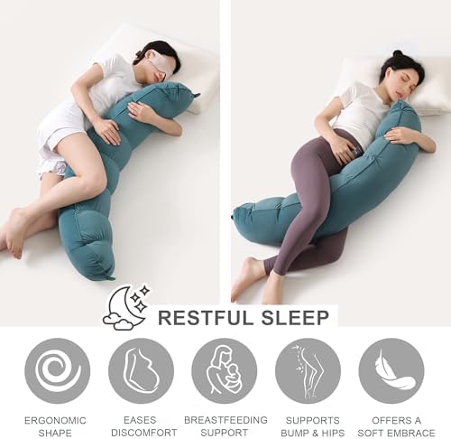 Peallow – Long Round Body Pillow - Image 5