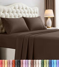 Full Sheets Set, 4 Pieces 16" Deep Pocket Hotel Luxury Bed Sheets by UTOPIABEDDING
