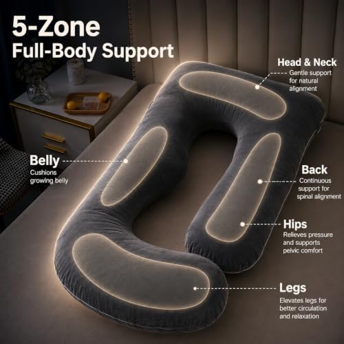 ALLOPERA U Shape Pregnancy Pillow - Image 4