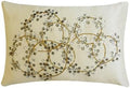 The HomeCentric Ivory Lumbar Pillow Cover, 12x26 inch Lumbar Pillow Cover by TheHomeCentric