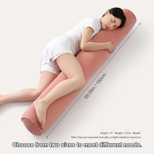 Body Pillow for Adults, Long Round Pillow, Big Cylindrical Pillow, Large Full - Image 3