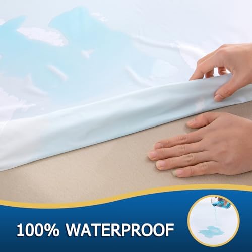 Zippered Mattress Encasement Full, Waterproof Zipper Mattress Protector - Image 2