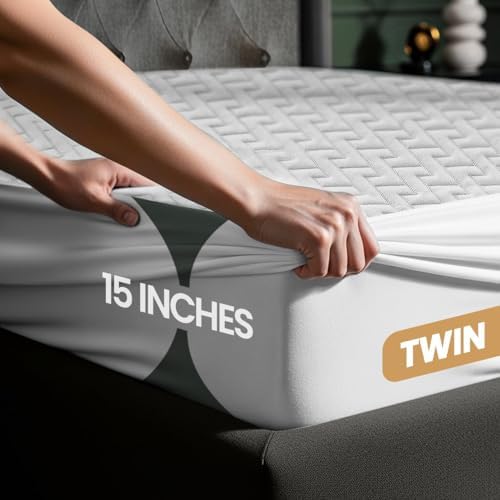 Premium Waterproof Mattress Protector Twin Size - Image 2