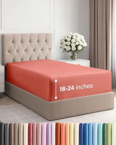 CGK Linens Extra Deep Twin XL Fitted Sheet by CGKUnlimited