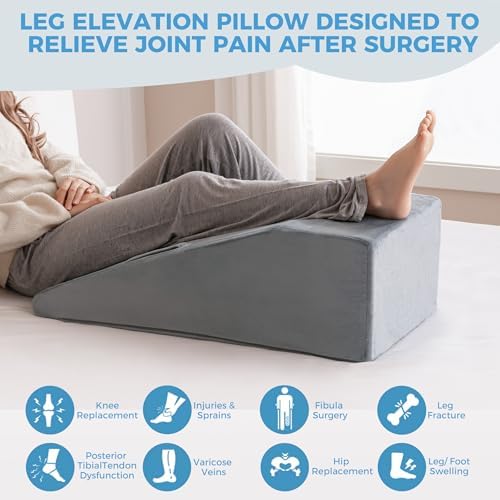 Ganondorf Leg Elevation Pillow for After Surgery, Premium Foam Leg Support - Image 4