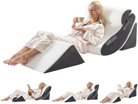 4PCS Orthopedic Bed Wedge Pillow Set by WSOFRLAC