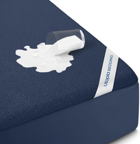 Waterproof Full Size Mattress Protector fits Upto 15" Deep Pocket by UTOPIABEDDING