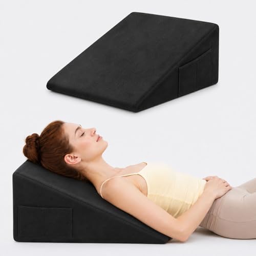 OAISZ Wedge Pillow for Sleep Apnea, 12-Inch Memory Foam Top by OAISZ
