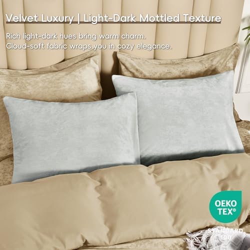 PHF Truly Velvet Pillowcases King Size 20" x 36", No Insert - Image 2