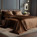 BEDELITE Satin Sheets Twin Size Bed Set, 3 Pieces by BEDELITE