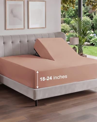 CGK Linens Extra Deep Flex Top Split Head King Fitted Sheet Only by CGKUnlimited