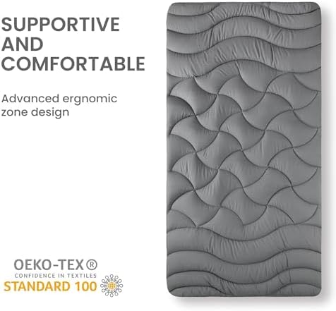 SLEEP ZONE Cooling Twin Mattress Topper - Image 6