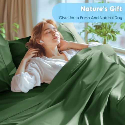 SONORO KATE 1000 Series 100% Egyptian Cotton King Sheets, Extra Deep Pocket - Image 5