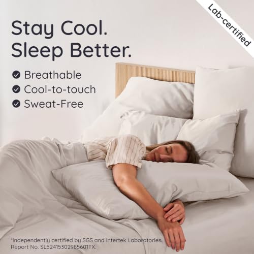 Bambaw 100% Viscose Derived from Bamboo Sheets Queen Size Set – 4pcs Cooling - Image 3