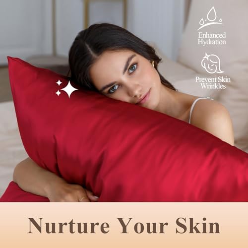 Silk Like Satin Pillowcase Queen Size, 2 Pack, 20x30 Inches - Image 4