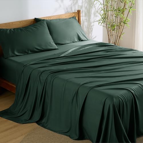 Bedsure PureWoven 100% Rayon Derived from Bamboo, Full Size Sheets by BEDSURE