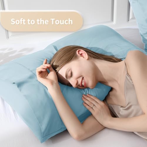 King Pillowcases, Cooling Viscose from Bamboo Pillow Covers - Image 3