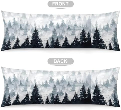 Watercolor Mountain Body Pillow Cover Pillowcase - Image 3