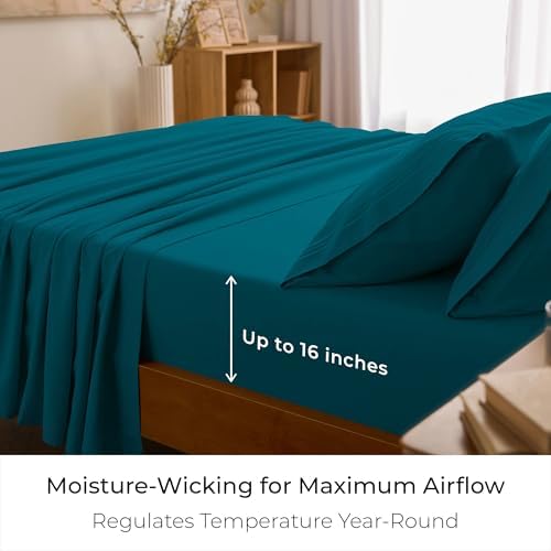Mellanni Iconic 4-Piece Double-Brushed Microfiber Sheet Set - Image 4