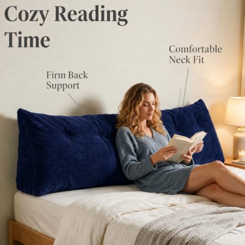 Headboard Pillow King, Wedge Pillow Headboard - Image 4