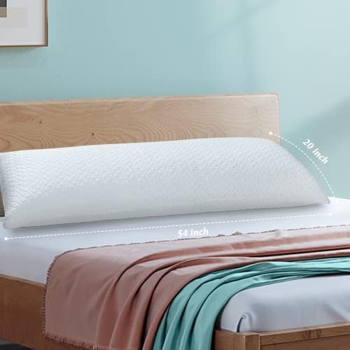Rainmr Extra Thick Body Pillow Memory Foam – Long Pillow - Image 2