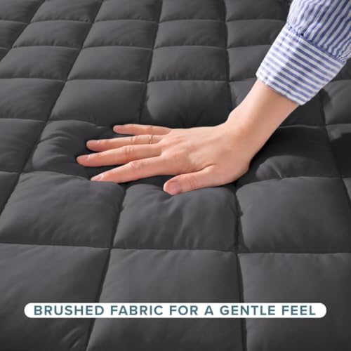 Bare Home Quilted Fitted Mattress Pad - Image 3