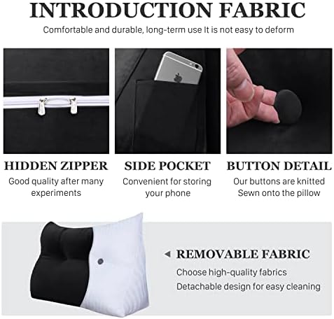 10 lbs Thickened Wedge Pillow Headboard Body Positioner Bed Wedge Pillow - Image 5