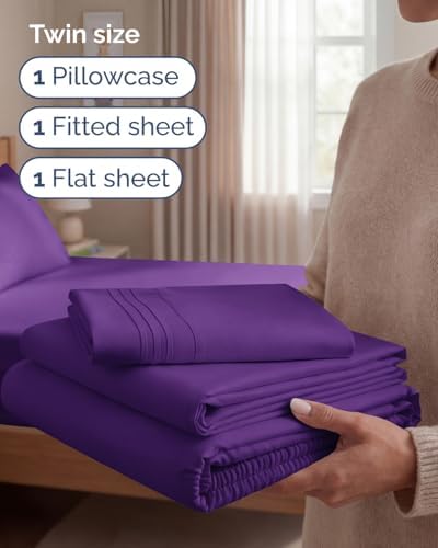 Twin Size 3 Piece Sheet Set - Image 3