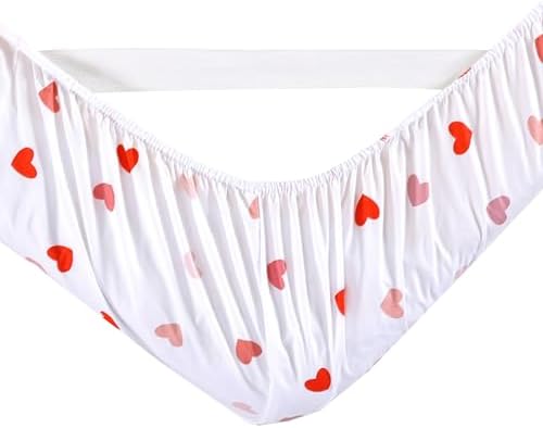 Elegant Comfort 6-Piece Sheet Set Deep Pocket Hearts - Image 4