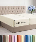 CGK Linens Extra Deep Split King Fitted Sheet Only by CGKUnlimited