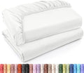 Pack of 2 Queen Fitted Sheet, Fits Up to 15 Inch Deep Pocket by UTOPIABEDDING