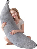 HIGOGOGO Banana Shape Memory Foam Body Pillow, Novelty Soft Long Stuffed Pillow by HIGOGOGO