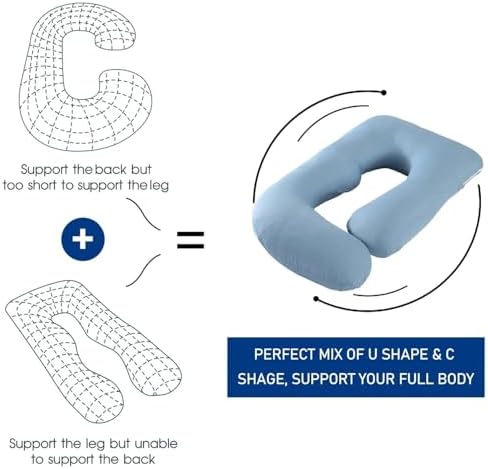Pregnancy Pillows for Sleeping, U Shaped Full Body Maternity Pillow for - Image 2