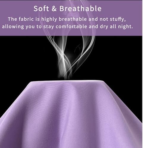Purple Pillow Covers Set of 2，2 Pack Standard Size Pillow Cases，20"X26" - Image 5
