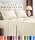 California King Sheets Set, 4 Pieces 16" Deep Pocket Bed Sheets by UTOPIABEDDING