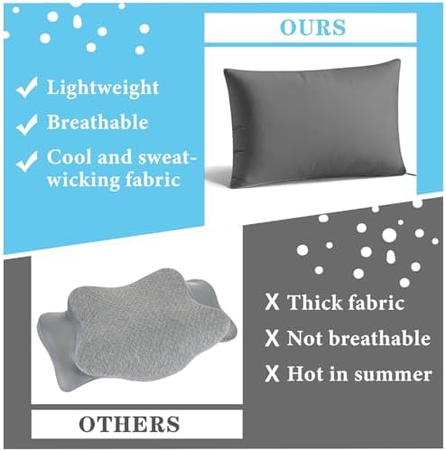 Hahafelt 2 Pack 13"x18" Cooling Small Pillowcase - Image 3