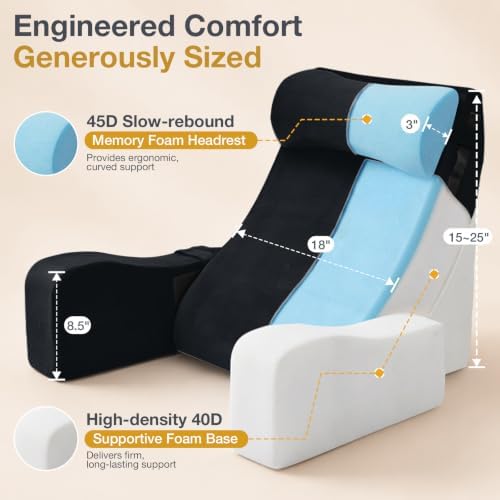 Sasttie 15-25 inch Adjustable Reading Pillow - Image 7