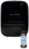 Scent Better Pro - Smart Bluetooth Essential Oil Diffuser for Home, Hotel, Spa, Office, Waterless - Includes Free Linen Breeze - Black